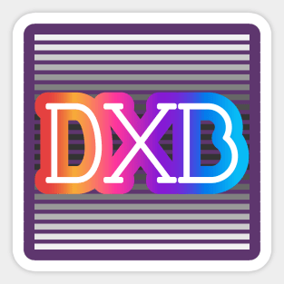 Dubai DXB Sticker